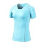 Ladies Compression Shirt Short Sleeve
